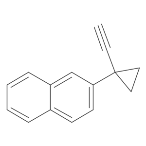 2-(1-Ethynylcyclopropyl)naphthalene Structure