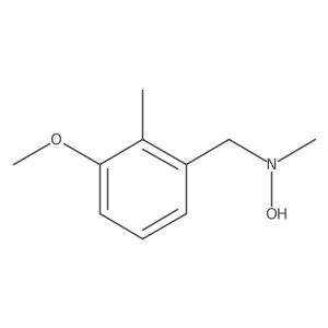 N-[(3-methoxy-2-methylphenyl)methyl]-N-methylhydroxylamine结构式