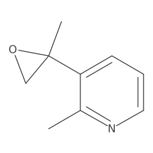 2-Methyl-3-(2-methyloxiran-2-yl)pyridine Structure