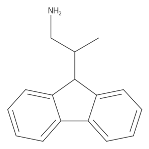 2-(9H-fluoren-9-yl)propan-1-amine结构式