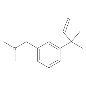 2-{3-[(Dimethylamino)methyl]phenyl}-2-methylpropanal结构式