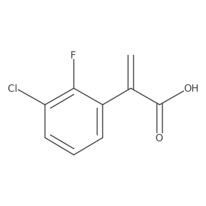 2-(3-Chloro-2-fluorophenyl)prop-2-enoic acid Structure