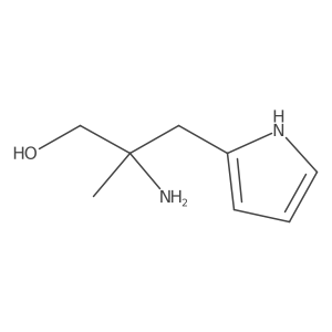 2-amino-2-methyl-3-(1H-pyrrol-2-yl)propan-1-ol Structure