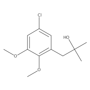 1-(5-Chloro-2,3-dimethoxyphenyl)-2-methylpropan-2-ol结构式