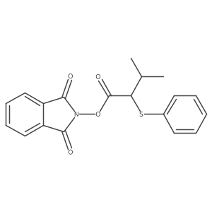 1,3-dioxo-2,3-dihydro-1H-isoindol-2-yl 3-methyl-2-(phenylsulfanyl)butanoate Structure