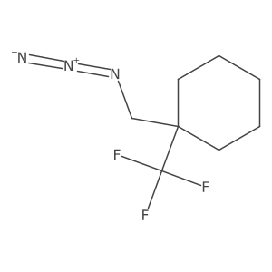 1-(Azidomethyl)-1-(trifluoromethyl)cyclohexane Structure