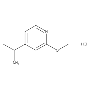 1-(2-Methoxypyridin-4-yl)ethanamine hydrochloride结构式
