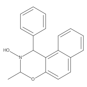 3-methyl-1-phenyl-1H-naphtho[1,2-e][1,3]oxazin-2(3H)-ol结构式