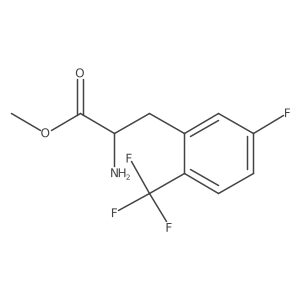 Methyl 2-amino-3-(5-fluoro-2-(trifluoromethyl)phenyl)propanoate Structure