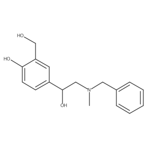 4-Hydroxy-I+/-1-[[methyl(phenylmethyl)amino]methyl]-1,3-benzenedimethanol结构式