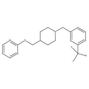 2-[(1-{[3-(Trifluoromethyl)phenyl]methyl}piperidin-4-yl)methoxy]pyrimidine结构式