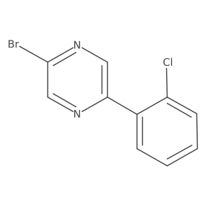 2-Bromo-5-(2-chlorophenyl)pyrazine结构式