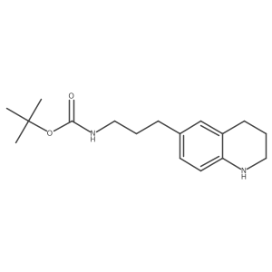 Tert-butyl N-[3-(1,2,3,4-tetrahydroquinolin-6-yl)propyl]carbamate结构式