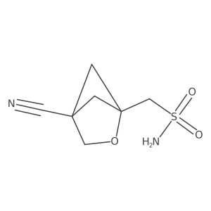 {4-Cyano-2-oxabicyclo[2.1.1]hexan-1-yl}methanesulfonamide结构式