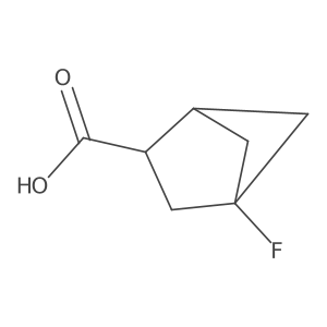 4-Fluorobicyclo[2.1.1]hexane-2-carboxylic acid结构式