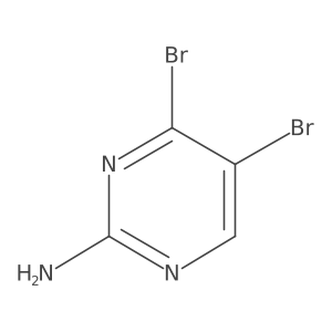 4,5-Dibromopyrimidin-2-amine Structure