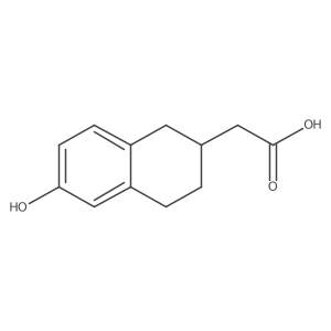 2-Naphthaleneacetic acid, 1,2,3,4-tetrahydro-6-hydroxy-结构式