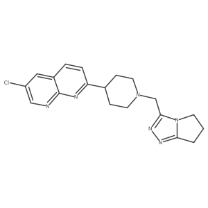 6-chloro-2-[1-({5H,6H,7H-pyrrolo[2,1-c][1,2,4]triazol-3-yl}methyl)piperidin-4-yl]-1,8-naphthyridine Structure