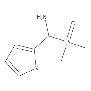 (1R)-1-(dimethylphosphoryl)-1-(thiophen-2-yl)methanamine Structure