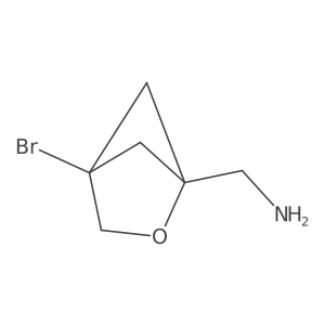 1-{4-Bromo-2-oxabicyclo[2.1.1]hexan-1-yl}methanamine Structure