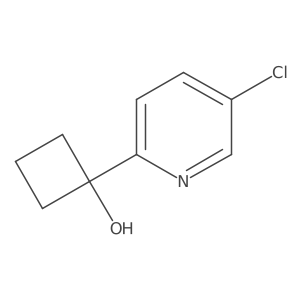 1-(5-Chloro-2-pyridinyl)cyclobutanol Structure