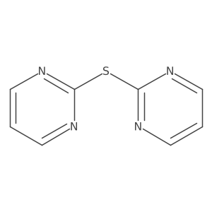 Di(2-pyrimidinyl) sulfide Structure