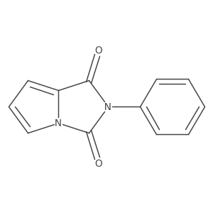 2-phenyl-1H-pyrrolo[1,2-c]imidazole-1,3(2H)-dione结构式