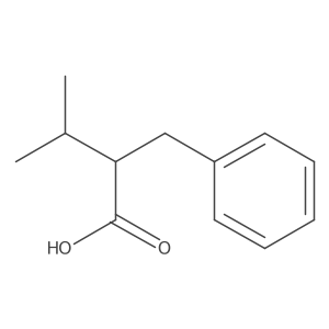 2-Benzyl-3-methylbutanoic acid Structure