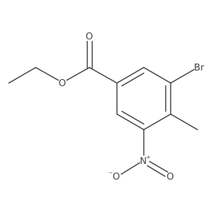 Ethyl 3-bromo-4-methyl-5-nitrobenzoate Structure