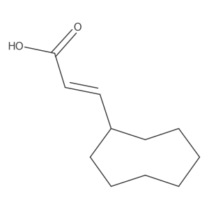 (2E)-3-cyclooctylprop-2-enoic acid结构式