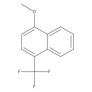 1-Methoxy-4-(trifluoromethyl)naphthalene Structure