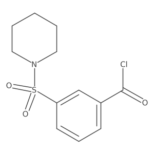3-(Piperidin-1-ylsulfonyl)benzoyl chloride Structure