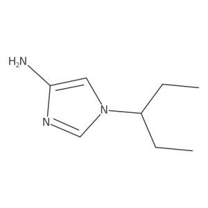 1-(1-ethylpropyl)-1H-Imidazol-4-amine结构式