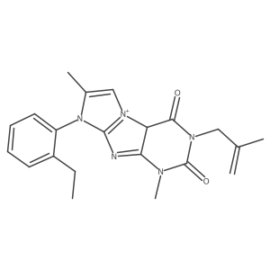 8-(2-ethylphenyl)-1,7-dimethyl-3-(2-methylprop-2-en-1-yl)-1H,2H,3H,4H,8H-imidazo[1,2-g]purine-2,4-dione Structure