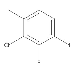 2-Chloro-3-fluoro-4-iodotoluene结构式
