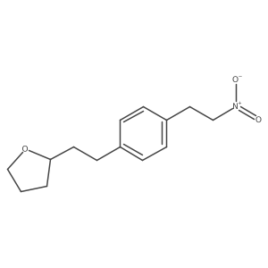 4-(2-(Tetrahydrofuran-2-yl)-ethyl)-(2-nitro-ethyl)-benzene Structure