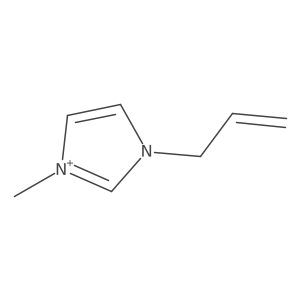 1-Allyl-3-methylimidazolium Structure