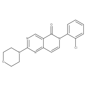 6-(2-chlorophenyl)-2-(morpholin-4-yl)pyrido[4,3-d]pyrimidin-5(6H)-one Structure