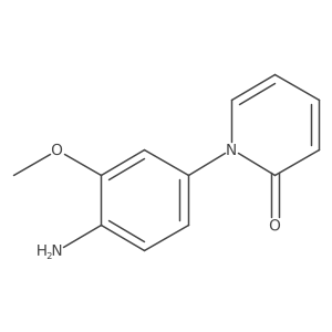 1-(4-Amino-3-methoxyphenyl)-2(1H)-pyridinone结构式