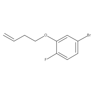 Benzene, 4-bromo-2-(3-buten-1-yloxy)-1-fluoro- Structure