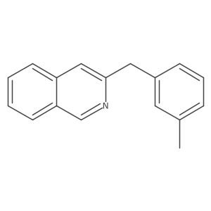 3-(3-Methylbenzyl)isoquinoline结构式