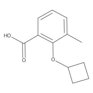 2-Cyclobutyloxy-3-methylbenzoic acid结构式