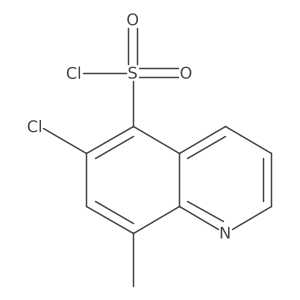 6-Chloro-8-methylquinoline-5-sulfonyl chloride结构式