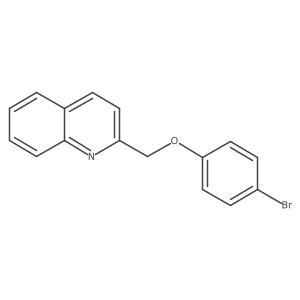 2-((4-Bromophenoxy)methyl)quinoline Structure