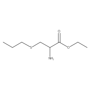 Ethyl 2-amino-3-(propylsulfanyl)propanoate Structure