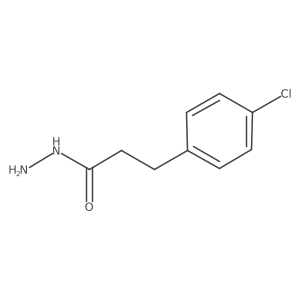 3-(4-Chlorophenyl)propanehydrazide结构式