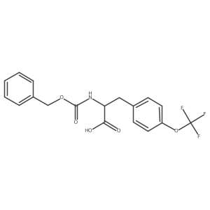2-{[(Benzyloxy)carbonyl]amino}-3-[4-(trifluoromethoxy)phenyl]propanoic acid Structure