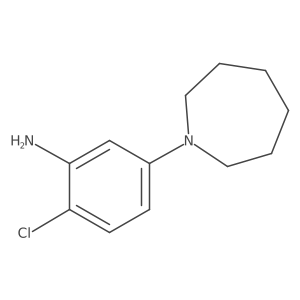 5-(Azepan-1-yl)-2-chloroaniline结构式