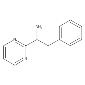 2-Phenyl-1-(pyrimidin-2-yl)ethanamine结构式