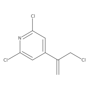 4-(1-Chloromethylvinyl)-2,6-dichloropyridine Structure